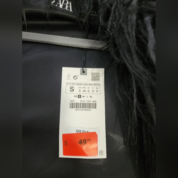 New Zara Fara Fur Vest - Picture 4 of 15